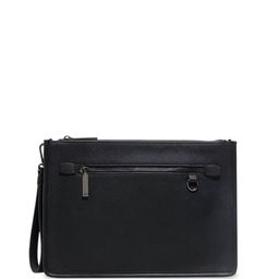 ALDO Men KAENDAGORD Solid Structured Leather Handheld Bag-45