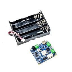 Waveshare Solar Power Manager Module (D), Supports 6V~24V Solar Panel and Type-C Power Adapter, 5V/3A Regulated Output Battery holder Included image 2