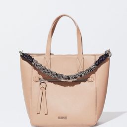 PARFOIS Textured Structured Handheld Bag with Rope Handle-13