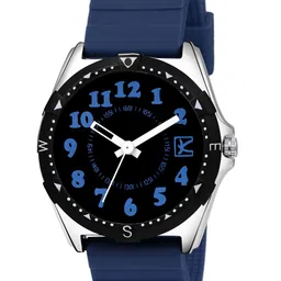 Kool Kidz Unisex Kids Black Printed Dial & Blue Straps Analogue Watch 044 BK.BL 02-picture-4