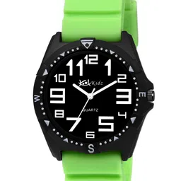 Kool Kidz Kids Black Dial & Green Straps Analogue Watch-picture-48