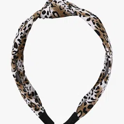 BuckleUp Printed Fabric Knot Detail Hairband-picture-21