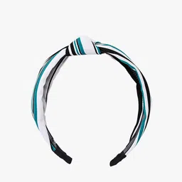BuckleUp Printed Fabric Knot Detail Hairband-picture-19