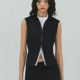 MANGO Heritage Collection Zipper Fitted Jacket-12