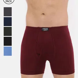 Dollar Bigboss Men Pack of 6 Combed Cotton Plush-Backed Waistband Trunk MBTR-02-BOXER-PO6-image-14