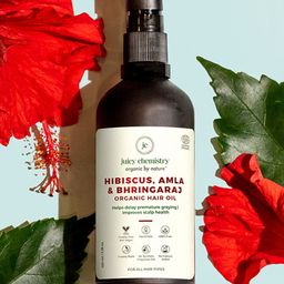 Juicy Chemistry Hibiscus, Amla and Bhringraj Hair Oil-35