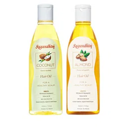 Sugandhim Set Of 2  Almond & Coconut Oil 200ml-16
