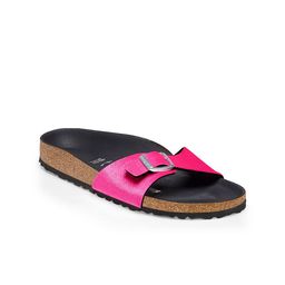 Birkenstock Madrid Rivet Logo Velvet Narrow Width One Strap Open Toe Flats-image-27