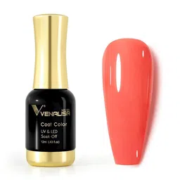 VENALISA Coat Color UV & LED Soak Off Gel Nail Polish 12ml - Light Orange 1031-image-9