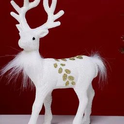 TAYHAA White Wonderland Reindeer Christmas Decor-28