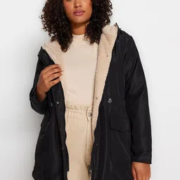 Trendyol Hooded Single-Breasted Overcoat-picture-31