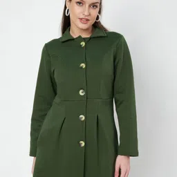 BRINNS Notched Lapel Single-Breasted Overcoat-image-4