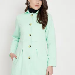 BRINNS Spread Collar Single Breasted Fleece Princess Coat-image-73