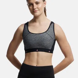 Jockey Wirefree Padded Full Coverage Racer Back Styling Sports Bra-AP20-36