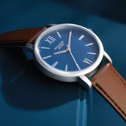 Sonata Poze Men Textured Dial & Leather Straps Analogue Watch SP70039SL02W-image-23