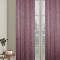 SOKNACK Pink Black Out Long Door Curtain-image-56