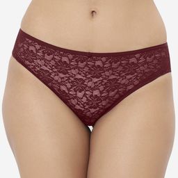 Amante Women Lace Low Rise Floral Romance Bikini Brief - PAN10306-image-14