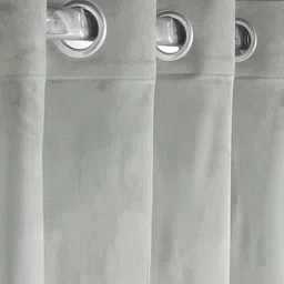 Saral Home Grey Velvet Door Curtain-image-53