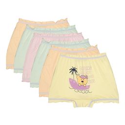 DYCA Kids Pack Of 6 Assorted Printed Cotton Boxer Style Briefs DIA705-PK002_P6-37