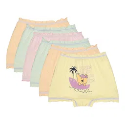 DYCA Kids Pack Of 6 Assorted Cotton Boxer Style Briefs DIA705-PK005_P6-37
