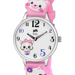 Kool Kidz Kids White Printed Analogue Water Resistant Watch KOOL KIDZ KK 311 PK-PINK-21