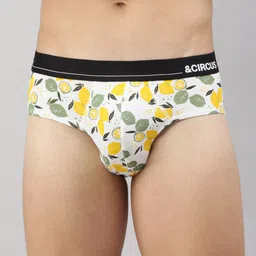 &CIRCUS Men Printed Basic Briefs BRPS_1PK_LE-3