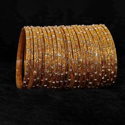 LAVAZZA Set Of 24 Crystal-Studded Bangles-image-38
