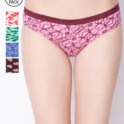 Dollar Missy Assorted Pack of 5 Bikini Printed Briefs-19