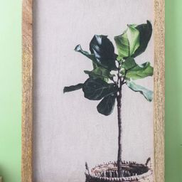The Decor Mart Fiddle Leaf Canvas Wall Painting-image-17