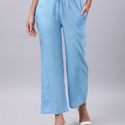 Souchii Women Blue Liva Palazzos-picture-38
