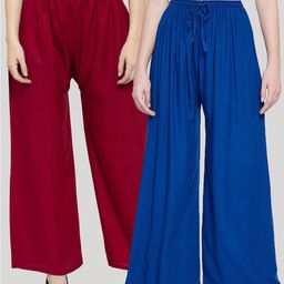 Clora Creation Women Pack Of 2 Palazzos-image-33