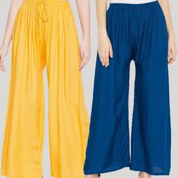 Clora Creation Women Pack Of 2 Palazzos-image-29