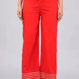 MAUKA Straight Fit Ethnic Palazzos-image-65