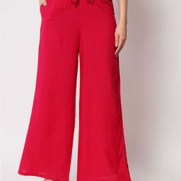 Pistaa Women Flared Ethnic Palazzos-50
