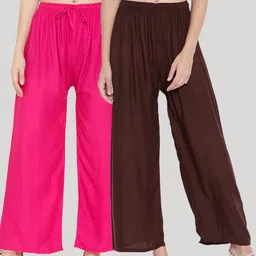 Clora Creation Women Pack Of 2 Palazzos-image-24