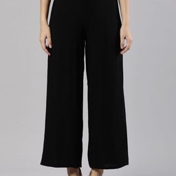 Femmora Women Wide Leg Palazzos-image-37