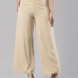Femmora Women Wide Leg Palazzos-image-1
