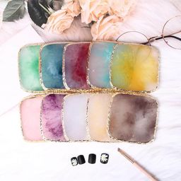 FEELHIGH Square Shape Nail Art Mixing Colors Palette-14
