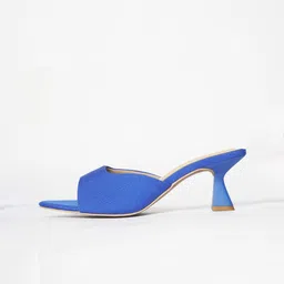 CAI Textured Open Toe Block Heels-image-1