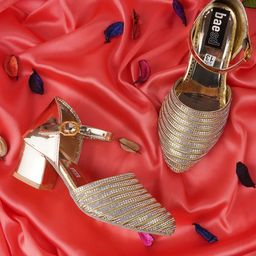 BAESD Girls Embellished Block Heels-picture-40