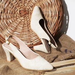 Try Me Pointed Toe Suede Block Heeled Pumps-2