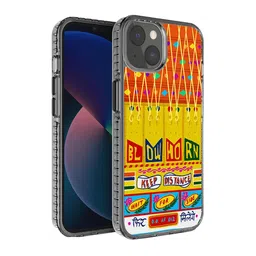 DailyObjects Orange & Yellow Printed Fir Milenge Truckback iPhone 13 Mini Phone Case-1