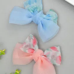 FUNKRAFTS Girls Set of 2 Lace Alligator Hair Clip-97