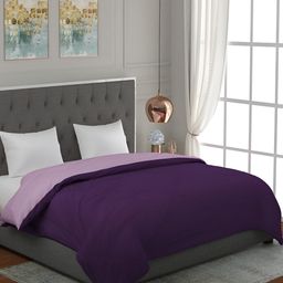RF RELAXFEEL Peach & Purple Heavy Winter 233 GSM Double Bed Quilt-image-87