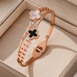 Jewels Galaxy Women Rose Gold-Plated Bangle-Style Bracelet-image-56