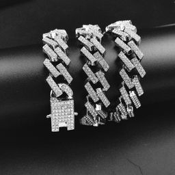 Designs & You Men Silver-Plated American Diamond Link Bracelet-picture-9