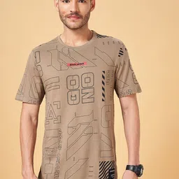Street 808 by Pantaloons Round Neck Short Sleeves  Typography Printed Cotton T-shirt-picture-42