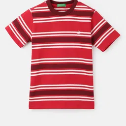 United Colors of Benetton Boys Striped Cotton T-shirt-image-45