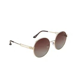 OPIUM Lens & Round Sunglasses with Polarised and UV Protected Lens OP-1967-C03-5