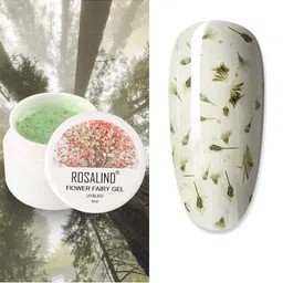 ROSALIND Flower Fairy UV & LED Dried Flower Decoration Gel Nail Polish - Shade A144-image-79